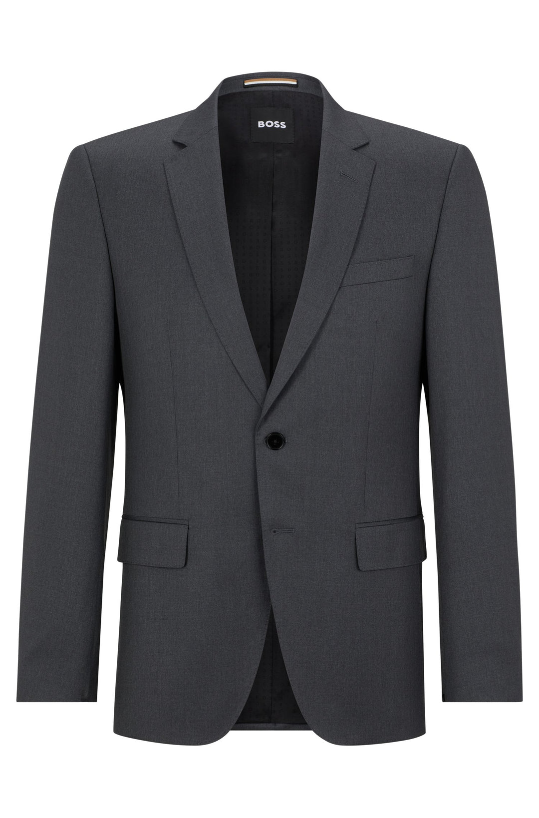 BOSS Slim Fit Formal Jacket,751 in Wool,wool Solid Virgin w - H-HUGE-B1 10236006 01-50469171- Concorde Fashion#color_grey-021