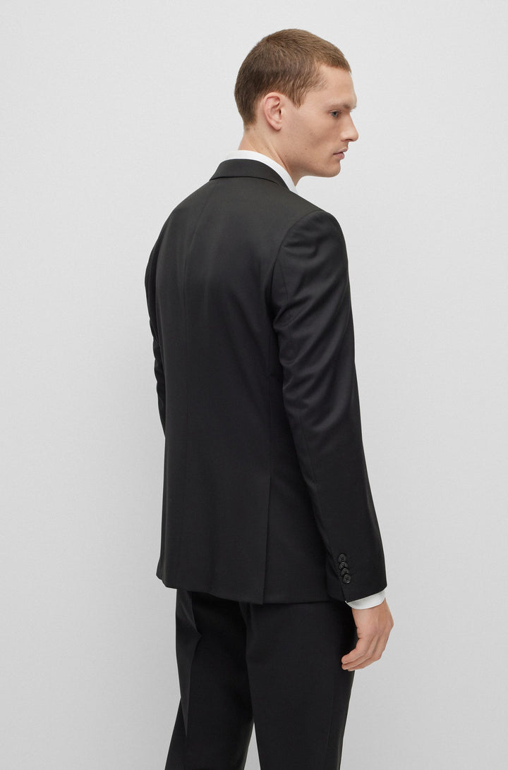 BOSS Regular Fit Formal Jacket in Wool - H-JECKSON-B1 10236006 01-50469172- Concorde Fashion#color_black-001