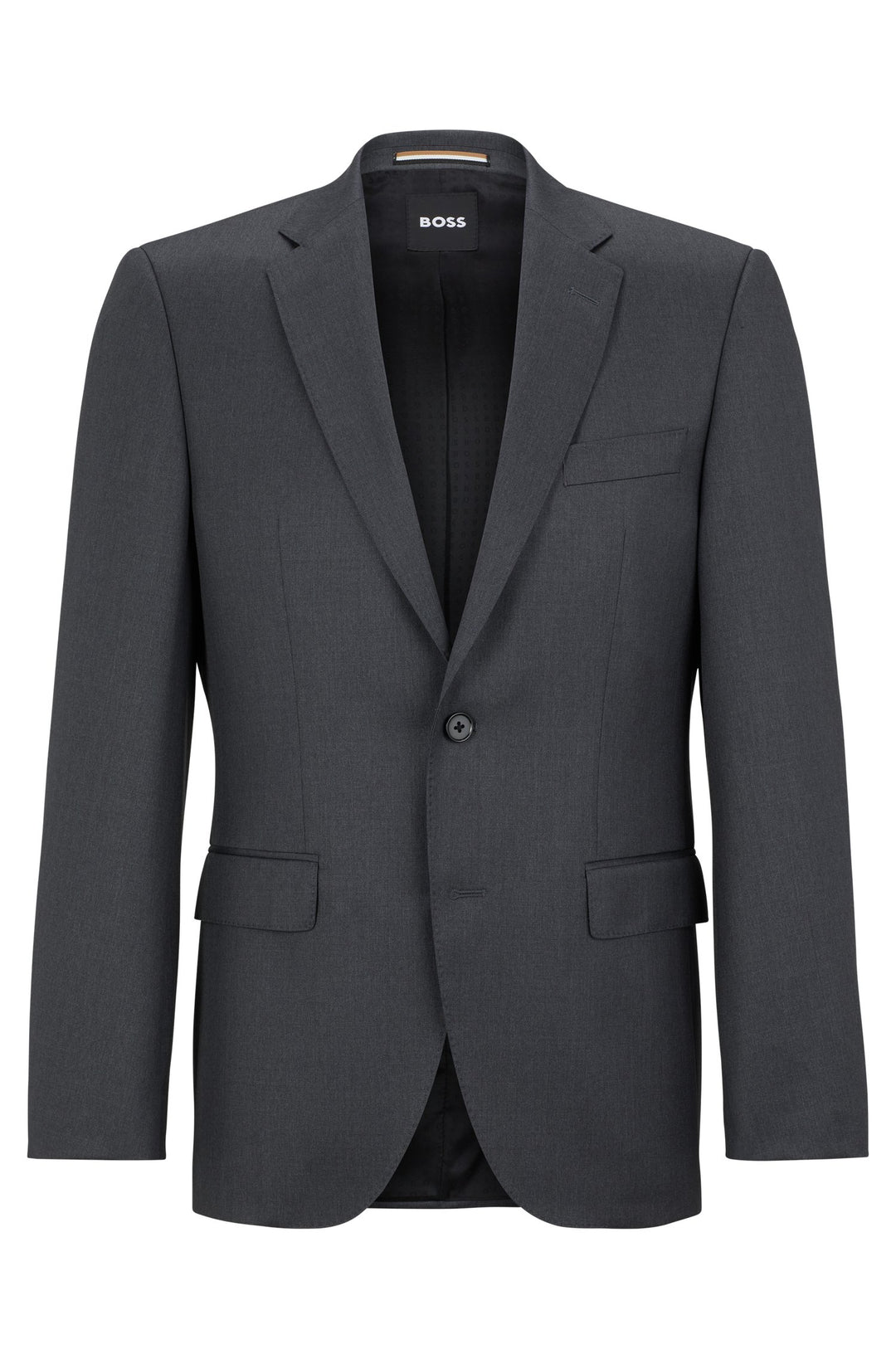 BOSS Regular Fit Formal Jacket in Wool - H-JECKSON-B1 10236006 01-50469172- Concorde Fashion#color_grey-021