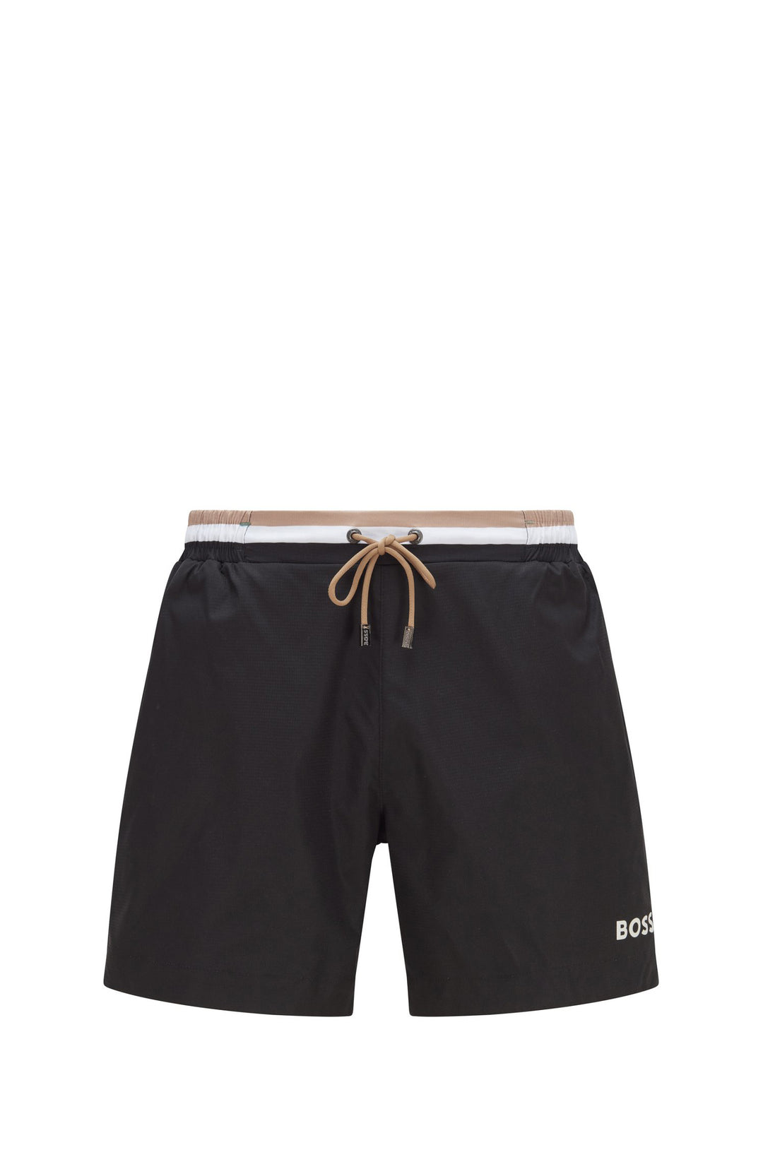 BOSS Regular Fit Shorts in Polyester - ATOLL 10236023 01-50469324- Concorde Fashion#color_black-004
