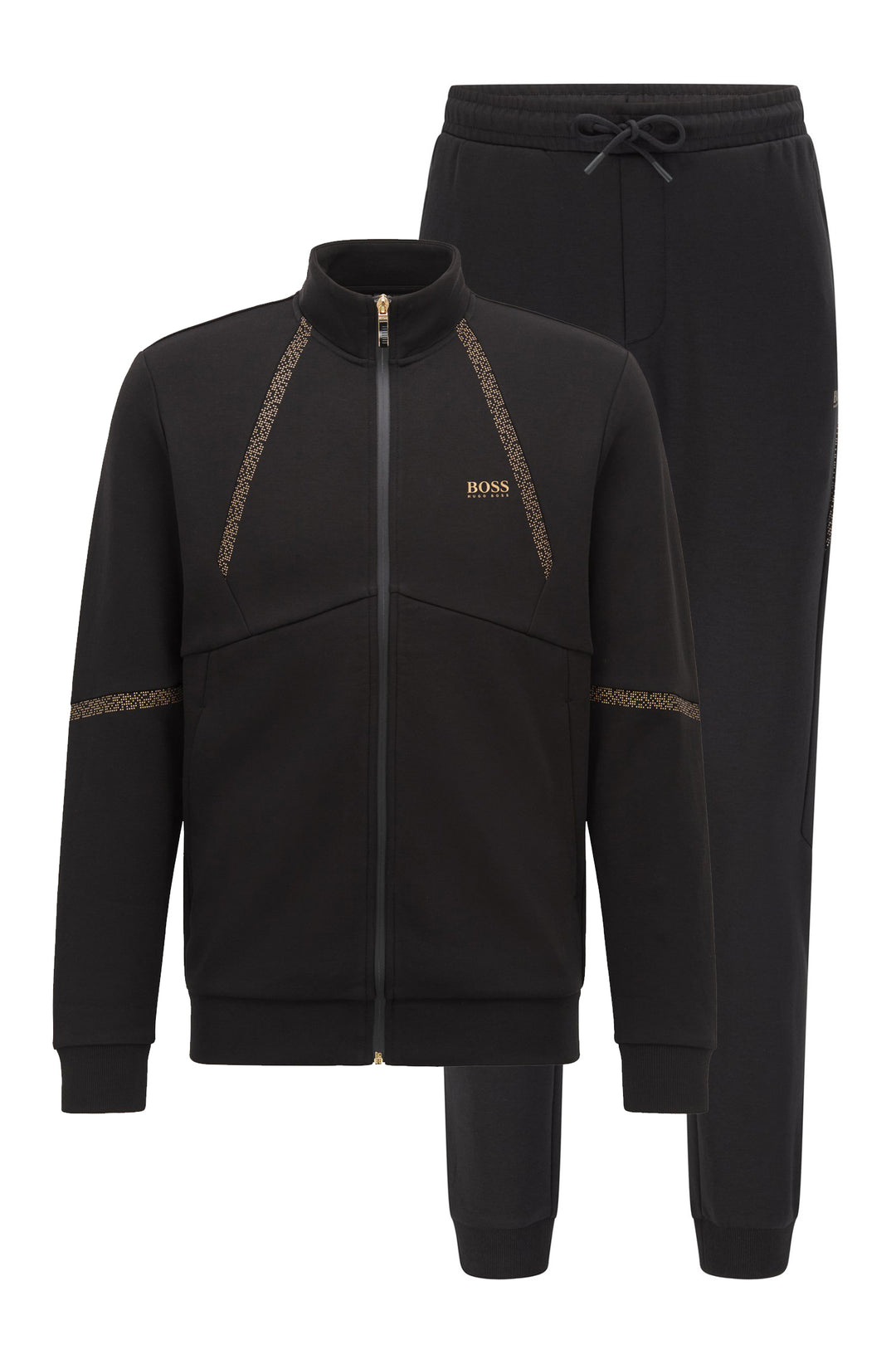 BOSS Regular Fit Tracksuits in Cotton Mix - SKAZ 2+HADIKO 2 10236288 01-50456409+50456408 - Concorde Fashion#color_black-001