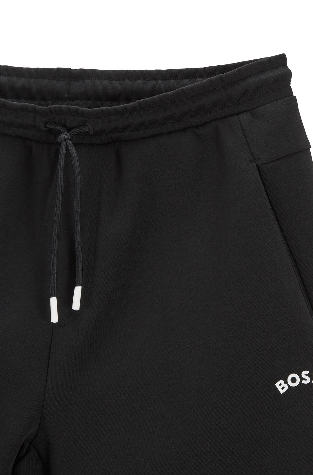 BOSS Regular Fit Shorts in cotton mix - HEADLO 2 10236288 01-50469379 - Concorde Fashion#color_black-001