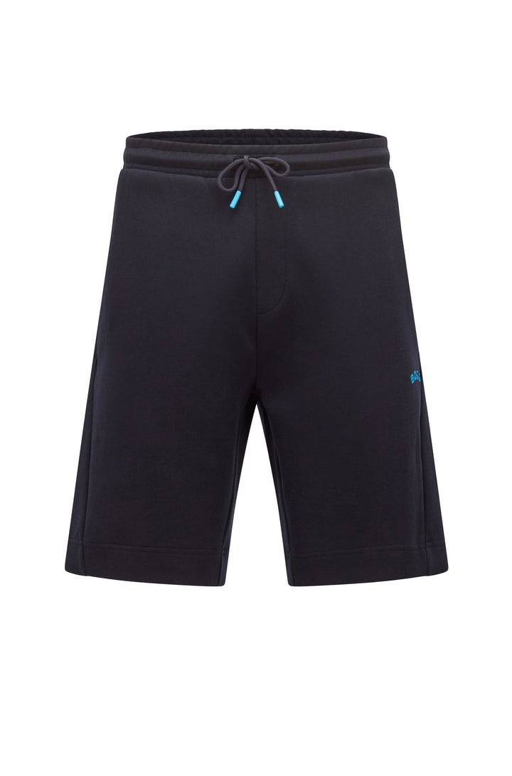 BOSS Regular Fit Shorts in cotton mix - HEADLO 2 10236288 01-50469379 - Concorde Fashion#color_navy-402
