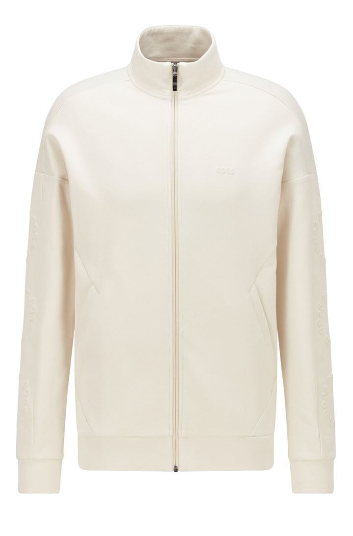 BOSS Regular Fit Tracksuits in Cotton Mix - SKAZ CIRCLE+HADIKO CIRCLE 10236745 01-50456467+50456501 - Concorde Fashion#color_white-131
