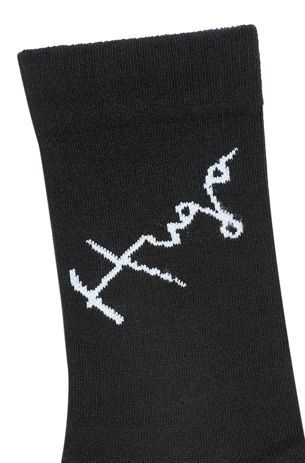 HUGO   Socks in Cotton Mix - 2P QS RIB WRITING CC 10237595-50458299 - Concorde Fashion#color_black-001