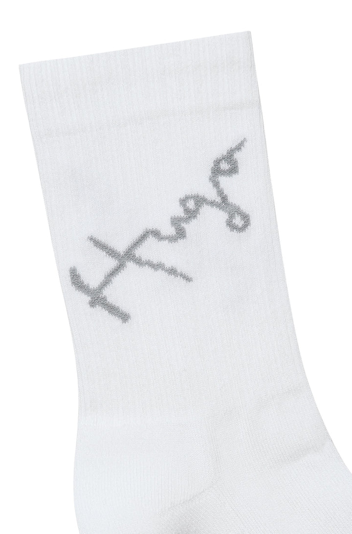 HUGO   Socks in Cotton Mix - 2P QS RIB WRITING CC 10237595-50458299 - Concorde Fashion#color_white-100
