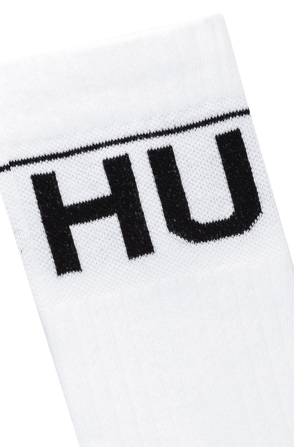 HUGO   Socks in Cotton Mix - 2P QS RIB ICONIC CC 10238071 01-50459409 - Concorde Fashion#color_white-100