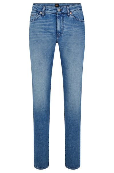 BOSS Regular Fit Jeans in cotton mix - MAINE BC-L-C 10239566 02-50471162- Concorde Fashion#color_blue-436