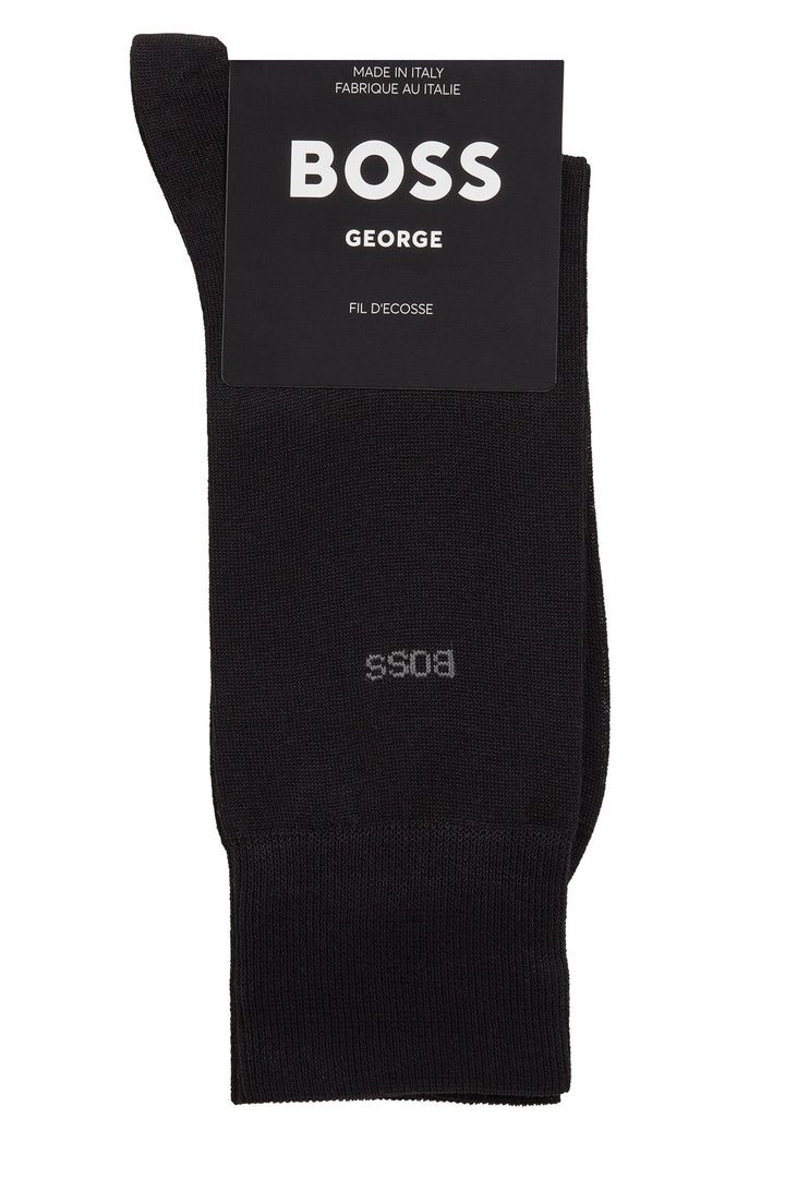 BOSS  Socks in cotton - GEORGE RS UNI MC 10241184 01-50469837- Concorde Fashion#color_black-001