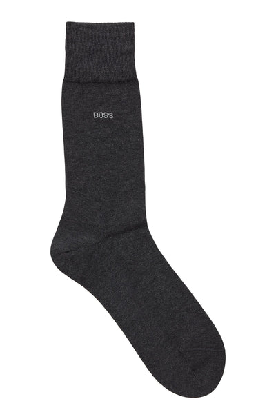 BOSS  Socks in cotton - GEORGE RS UNI MC 10241184 01-50469837- Concorde Fashion#color_charcoal-012