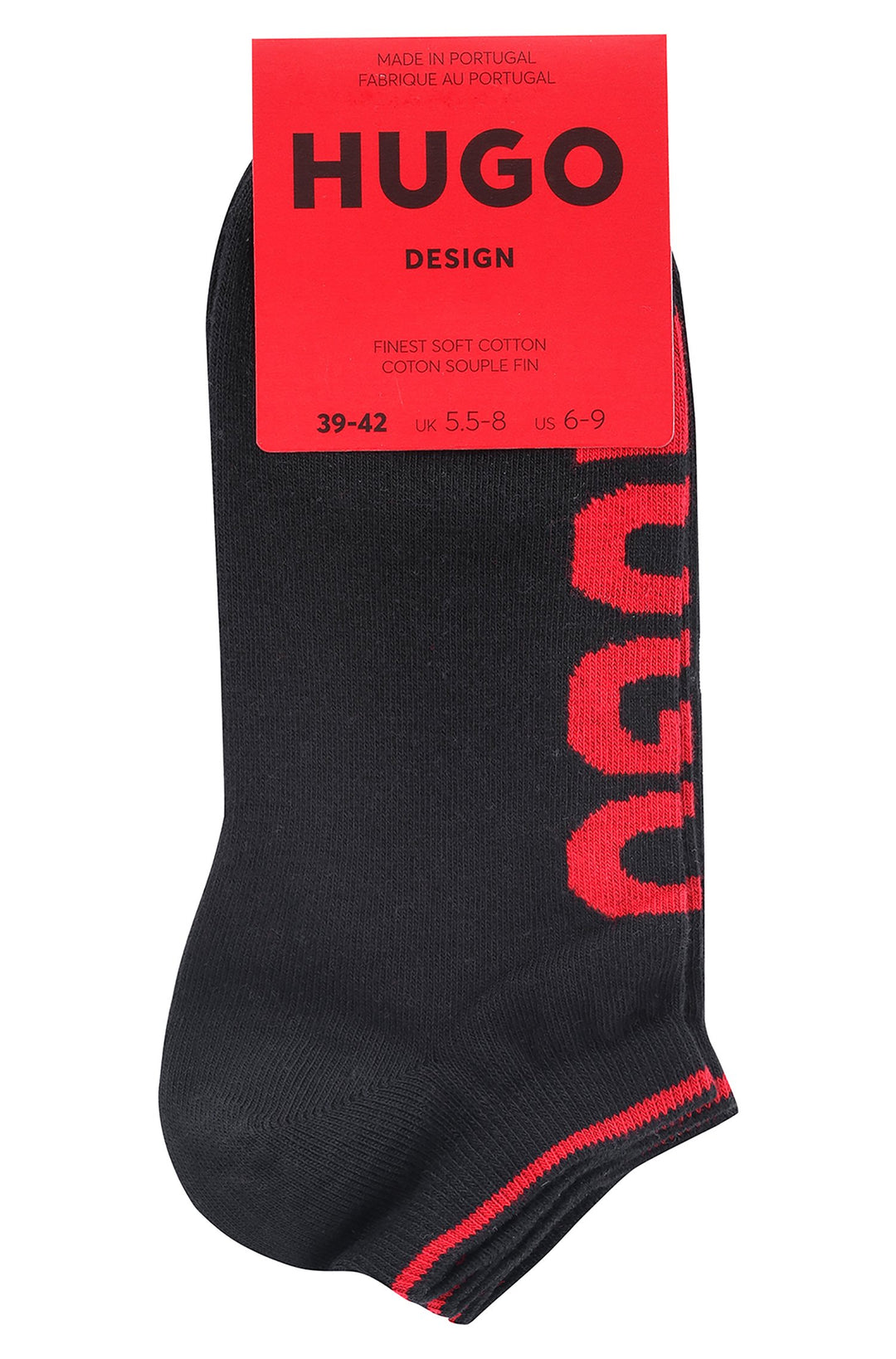 HUGO  Socks in cotton mix - 2P AS LOGO CC 10241213 01-50468111 - Concorde Fashion#color_black-001