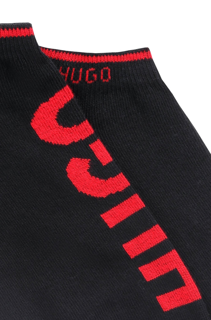 HUGO  Socks in cotton mix - 2P AS LOGO CC 10241213 01-50468111 - Concorde Fashion#color_black-001
