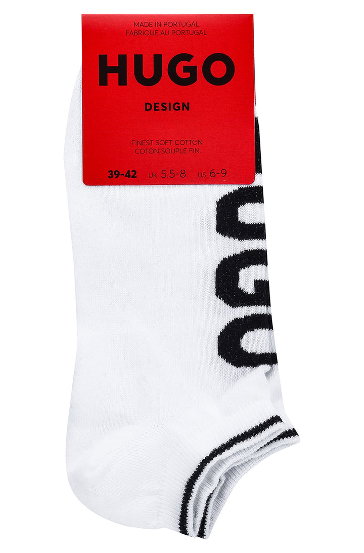 HUGO  Socks in cotton mix - 2P AS LOGO CC 10241213 01-50468111 - Concorde Fashion#color_white-100