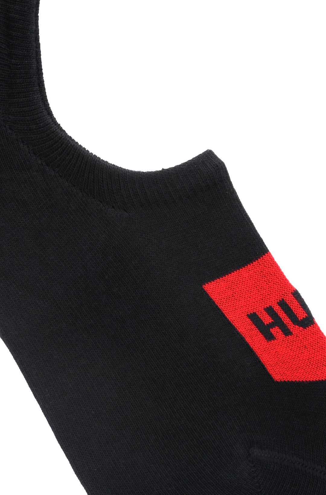 HUGO  Socks in cotton mix - 2P LOW CUT LABEL CC 10241214 01-50468123 - Concorde Fashion#color_black-001