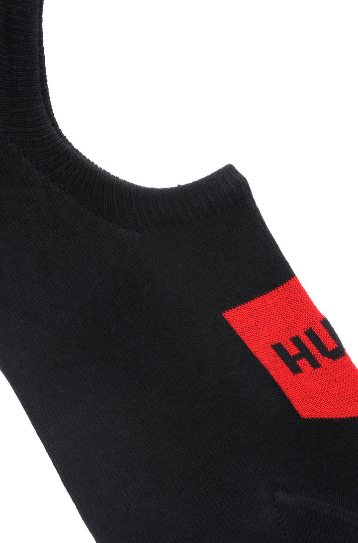 HUGO  Socks in cotton mix - 2P LOW CUT LABEL CC 10241214 01-50468123 - Concorde Fashion#color_black-001