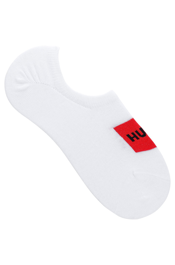 HUGO  Socks in cotton mix - 2P LOW CUT LABEL CC 10241214 01-50468123 - Concorde Fashion#color_white-100
