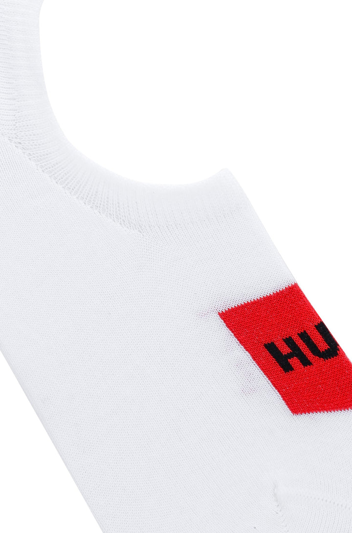 HUGO  Socks in cotton mix - 2P LOW CUT LABEL CC 10241214 01-50468123 - Concorde Fashion#color_white-100