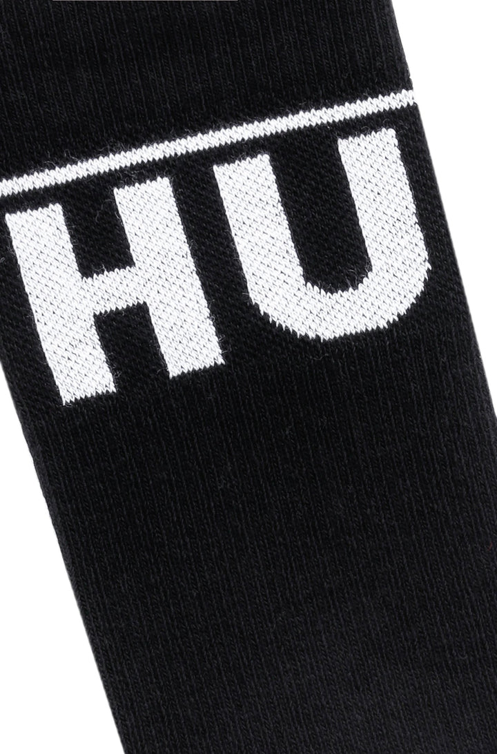 HUGO  Socks in cotton mix - 2P QS RIB ICONIC CC 10241215 01-50468419 - Concorde Fashion#color_black-001