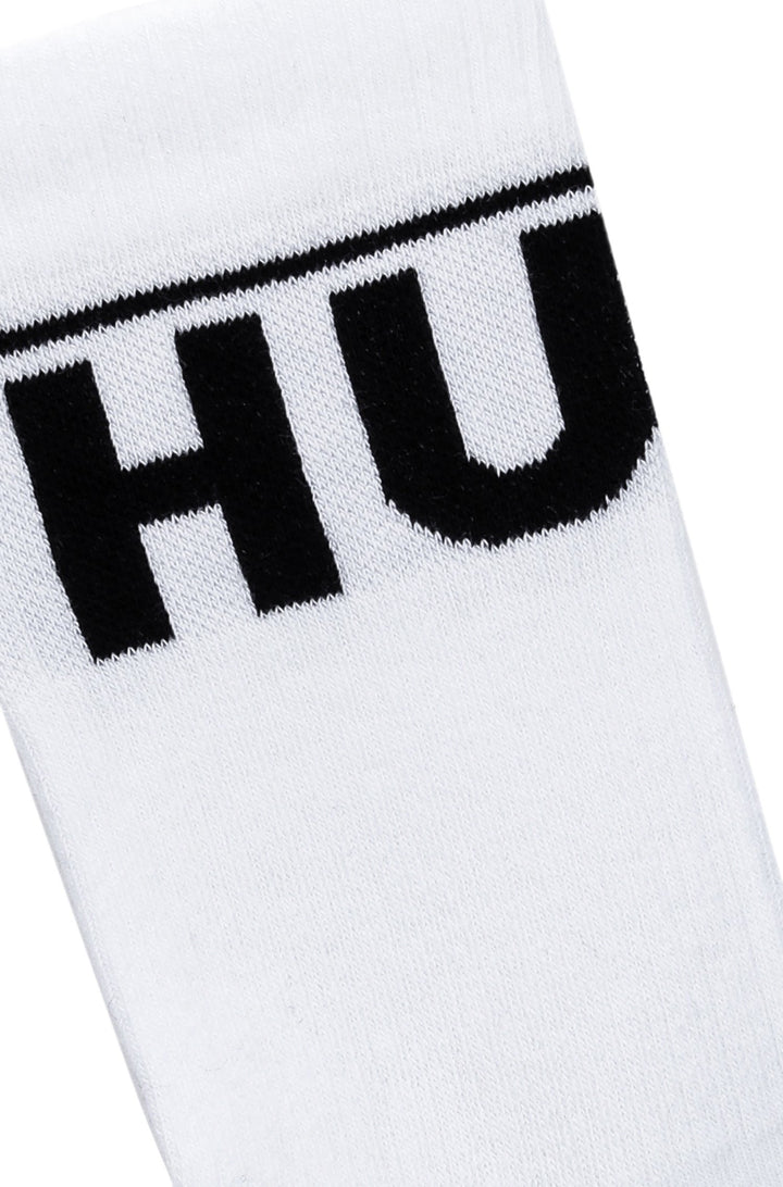 HUGO  Socks in cotton mix - 2P QS RIB ICONIC CC 10241215 01-50468419 - Concorde Fashion#color_white-100