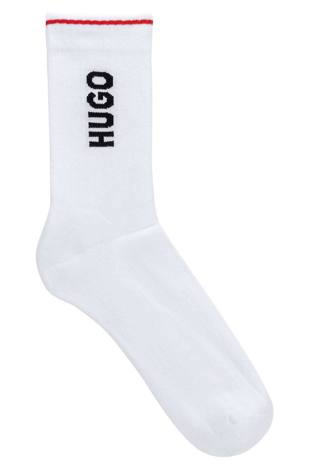 HUGO  Socks in cotton mix - 2P QS RIB LOGO CC 10241217 01-50468423 - Concorde Fashion#color_white-100