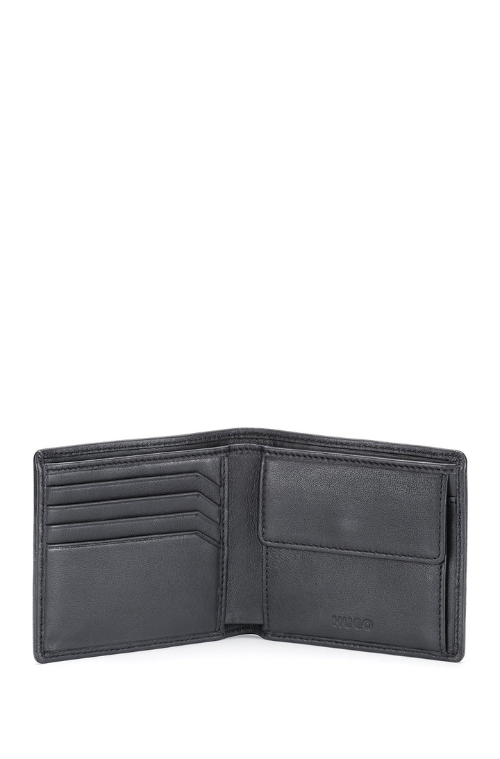 HUGO  Wallets in Leather - SUBWAY_4 CC COIN 10241555 01-50470760 - Concorde Fashion#color_black-001