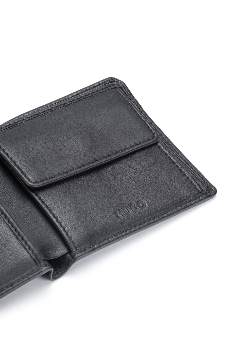 HUGO  Wallets in Leather - SUBWAY_4 CC COIN 10241555 01-50470760 - Concorde Fashion#color_black-002