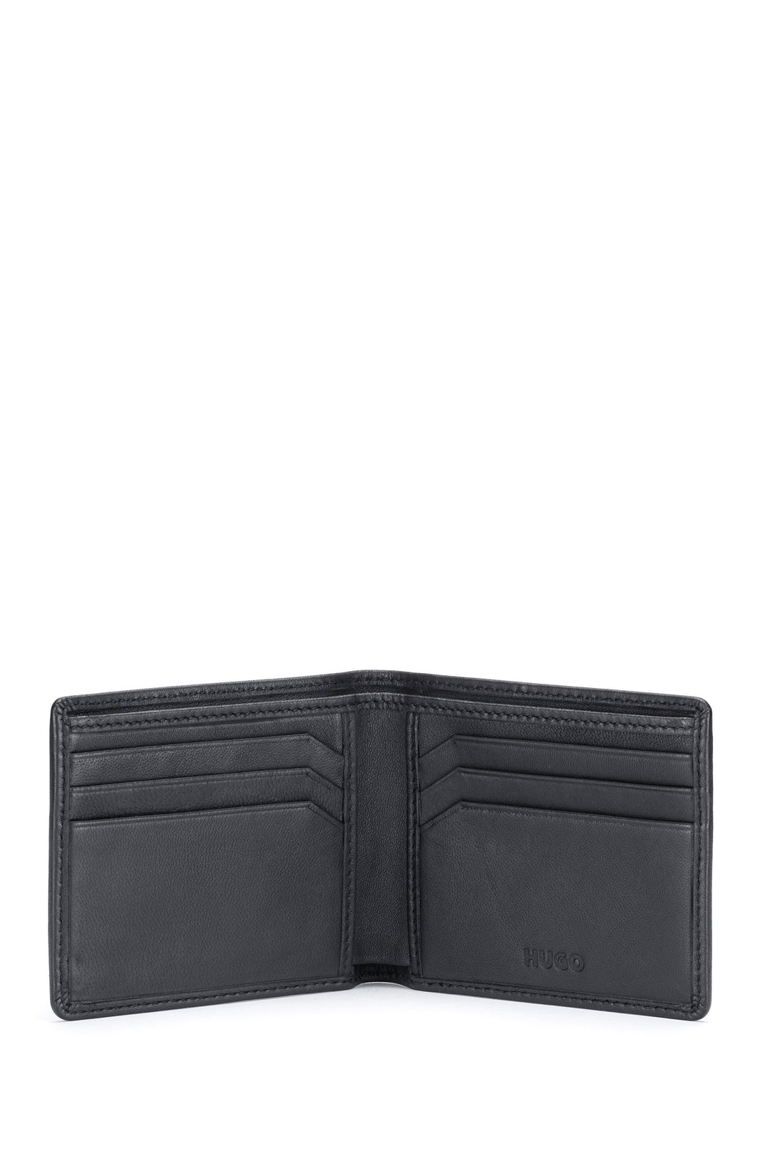 HUGO  Wallets in Leather - SUBWAY_6 CC 10241555 01-50470761 - Concorde Fashion#color_black-001