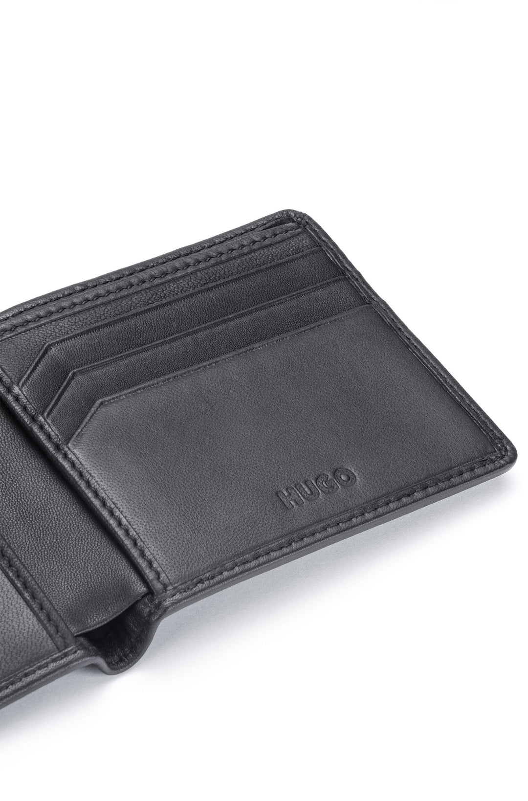 HUGO  Wallets in Leather - SUBWAY_6 CC 10241555 01-50470761 - Concorde Fashion#color_black-001