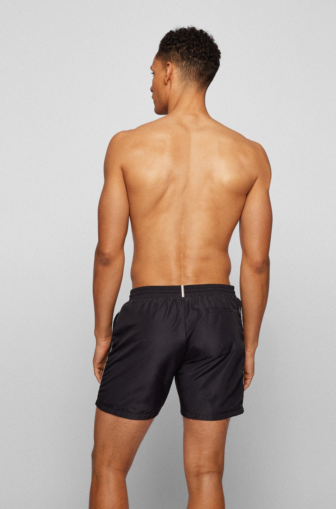 BOSS Regular Fit Shorts in Polyester - STARFISH 10241791 01-50469607 - Concorde Fashion#color_black-007