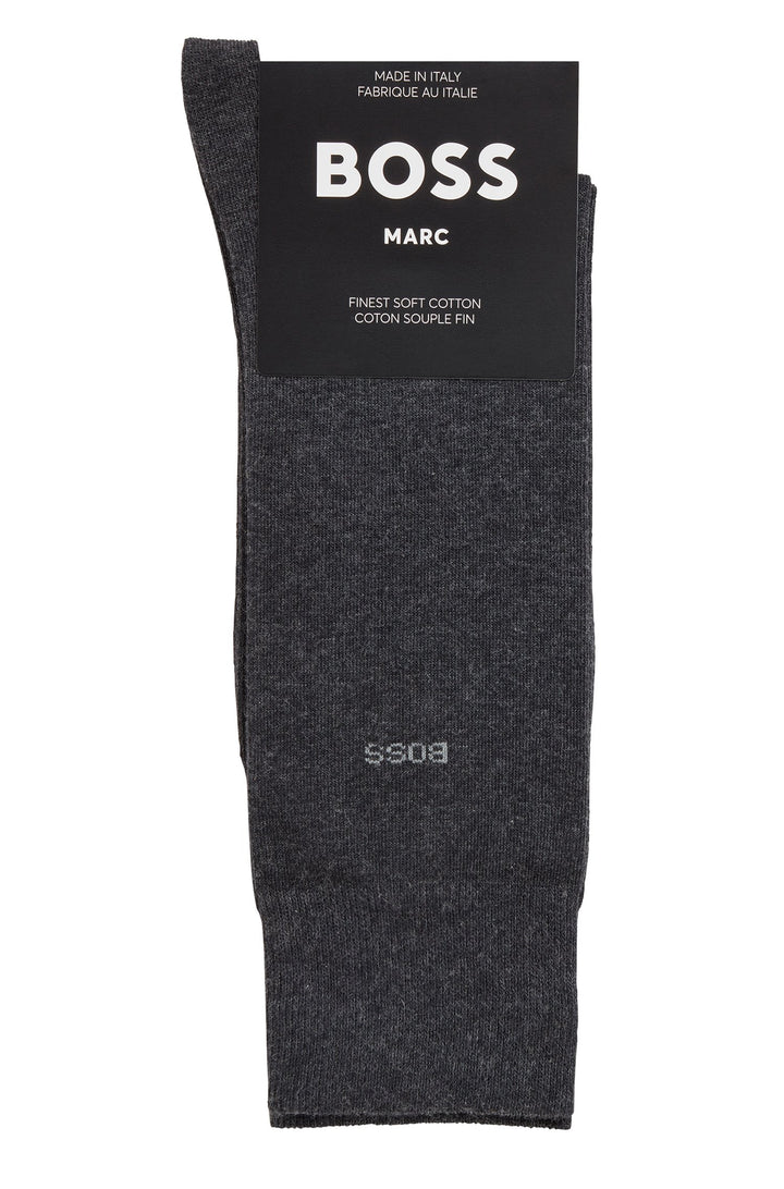 BOSS  Socks in cotton mix - MARC RS UNI CC 10241857 01-50469843- Concorde Fashion#color_charcoal-012