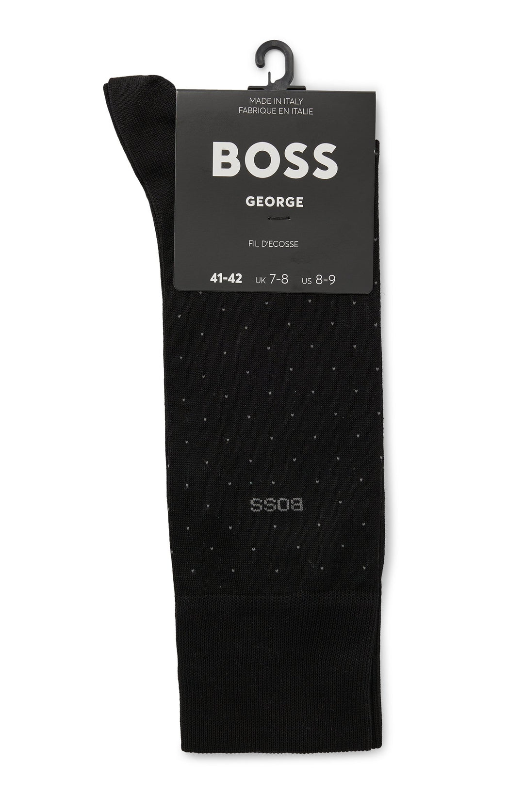 BOSS  Socks in cotton mix - GEORGE RS DOTS MC 10241864 01-50469996- Concorde Fashion#color_black-001