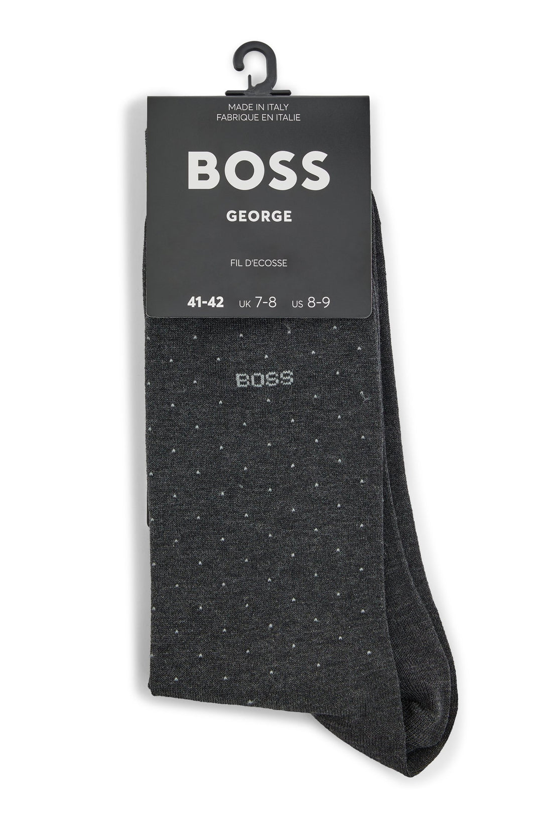 BOSS  Socks in cotton mix - GEORGE RS DOTS MC 10241864 01-50469996- Concorde Fashion#color_charcoal-012