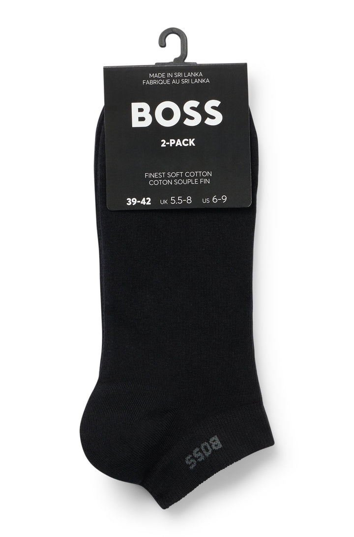 BOSS  Socks in cotton mix - 2P AS UNI CC 10241867 01-50469849- Concorde Fashion#color_black-001