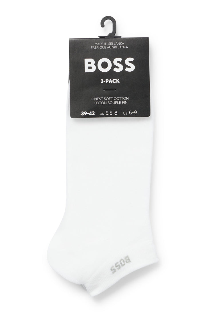 BOSS  Socks in cotton mix - 2P AS UNI CC 10241867 01-50469849- Concorde Fashion#color_white-100