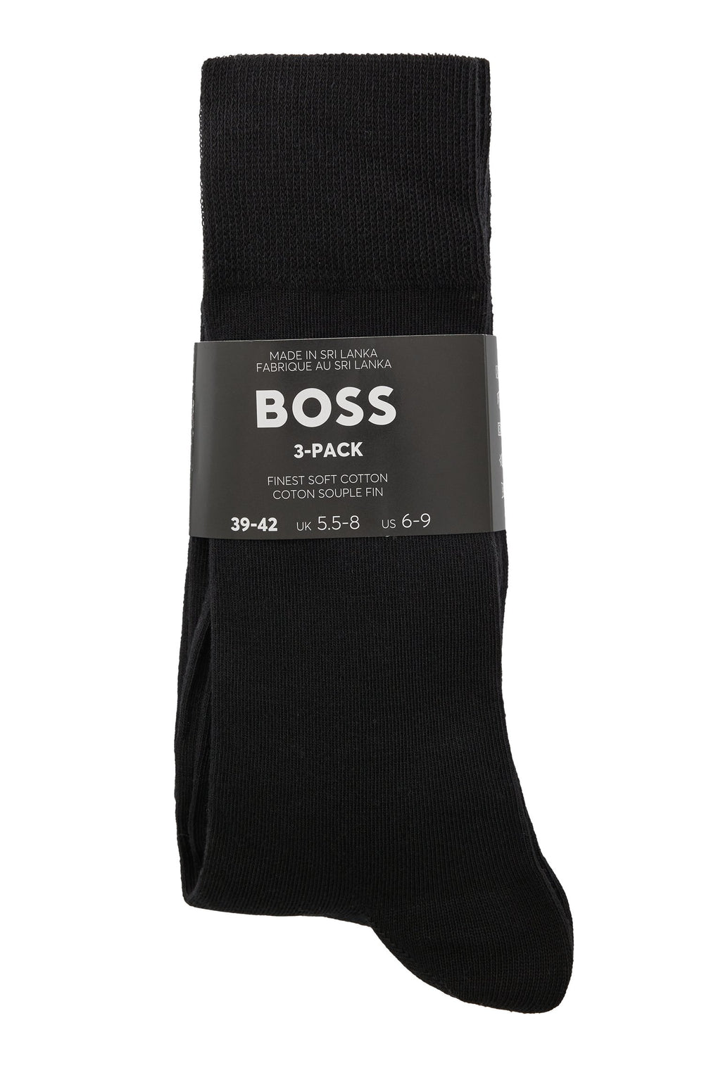 BOSS  Socks in cotton mix - 3P RS UNI CC 10241905 01-50469839- Concorde Fashion#color_black-001