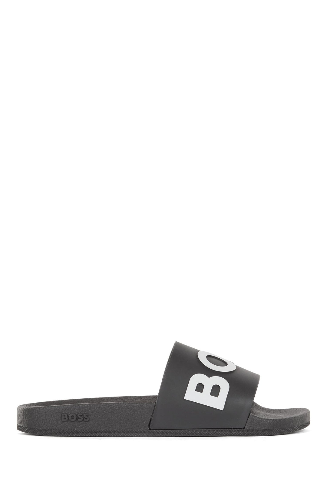 BOSS Standard Sole Slippers in Artificial Leather - BAY_IT_SLID_RBLG 10242218 01-50471271 - Concorde Fashion#color_black-001