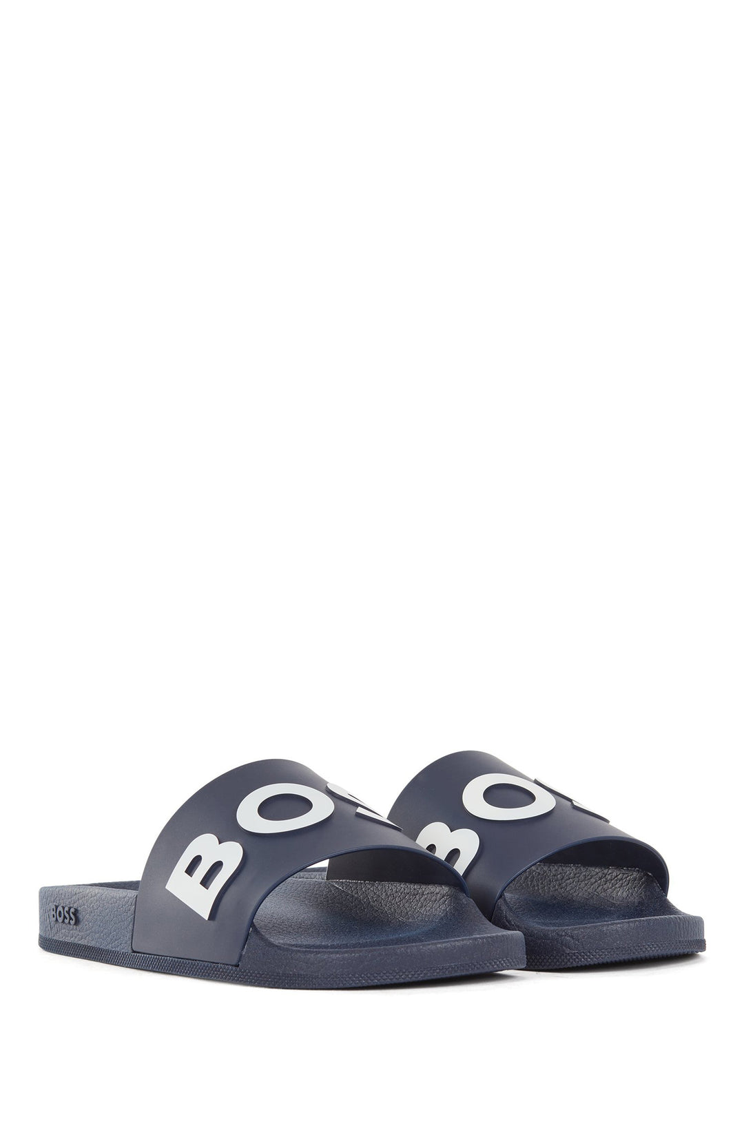 BOSS Standard Sole Slippers in Artificial Leather - BAY_IT_SLID_RBLG 10242218 01-50471271 - Concorde Fashion#color_navy-405