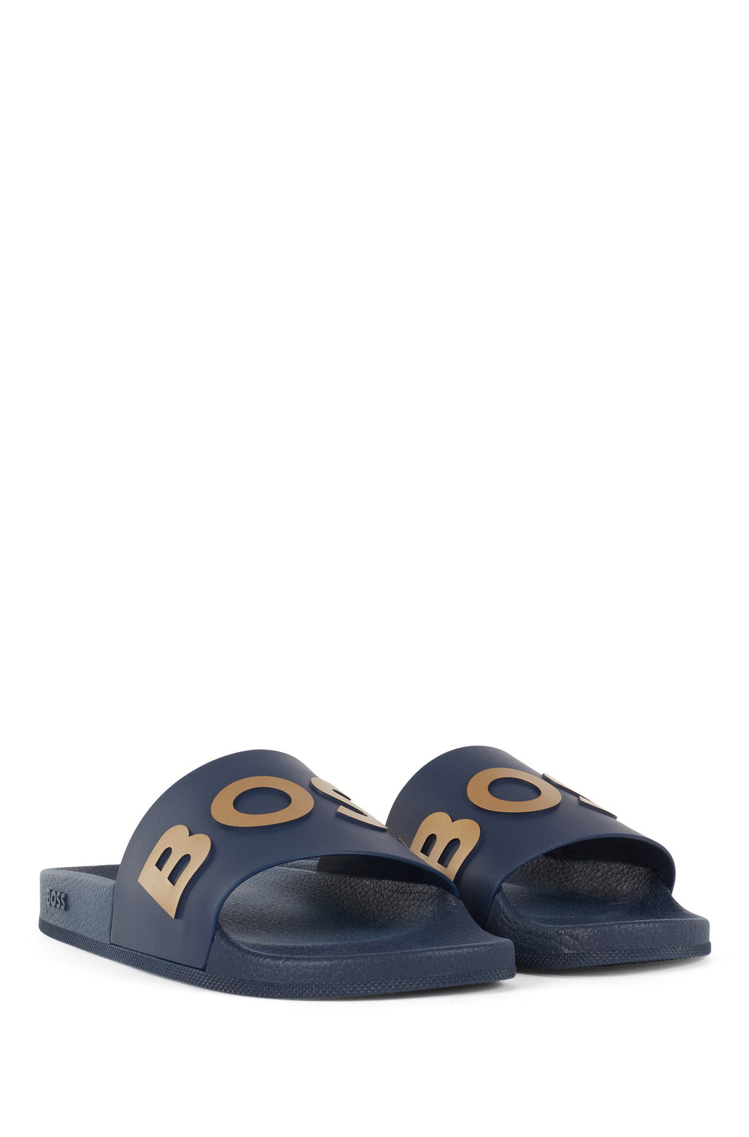 BOSS Standard Sole Slippers in Artificial Leather - BAY_IT_SLID_RBLG 10242218 01-50471271 - Concorde Fashion#color_navy-417