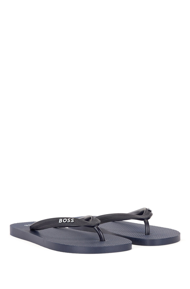 BOSS Standard Sole Slippers in Plastic - PACIFIC_IT_THNG_DIGI 10242229 01-50471283 - Concorde Fashion#color_navy-405