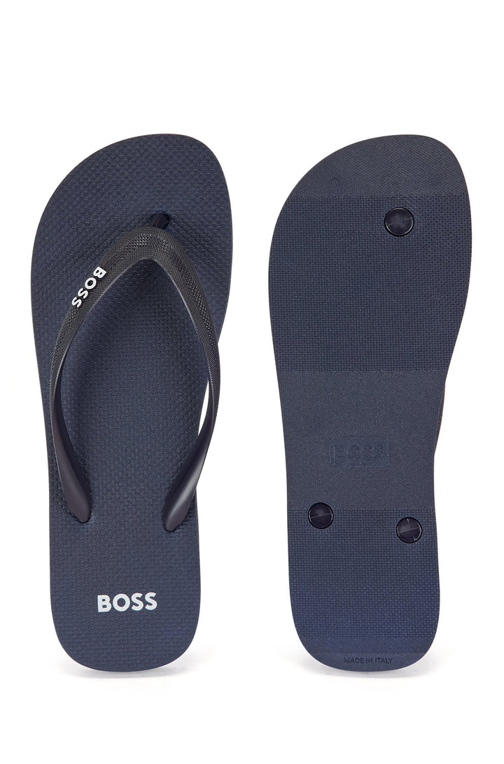 BOSS Standard Sole Slippers in Plastic - PACIFIC_IT_THNG_DIGI 10242229 01-50471283 - Concorde Fashion#color_navy-405