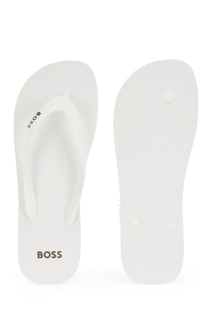 BOSS Standard Sole Slippers in Plastic - PACIFIC_IT_THNG_DIGI 10242229 01-50471283 - Concorde Fashion#color_white-100