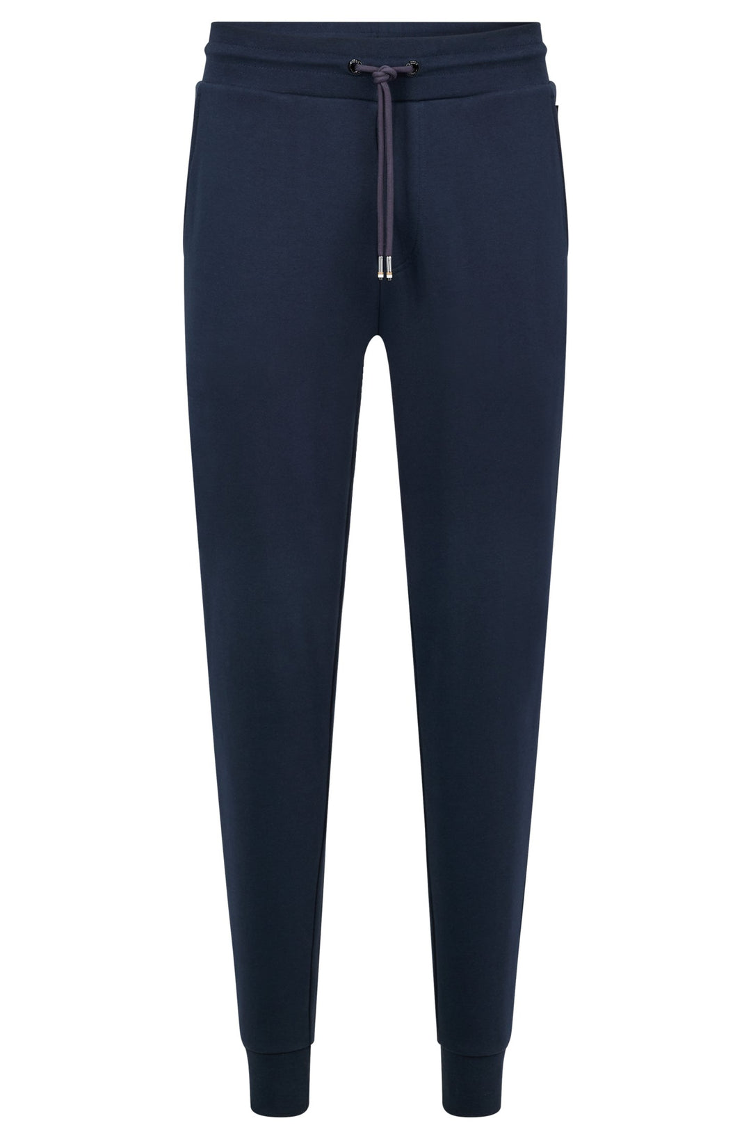 BOSS Regular Fit Jogging Pants in cotton - LAMONT 92 10242373 01-50471958- Concorde Fashion#color_navy-404