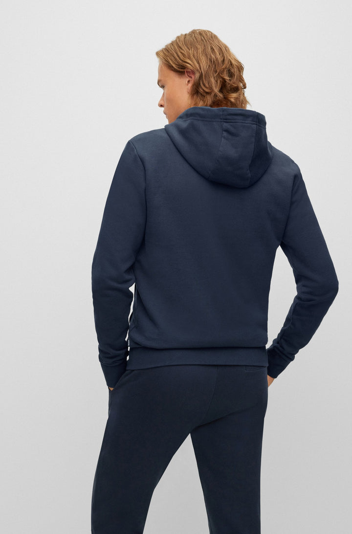 BOSS Regular Fit Hoodies in cotton - SEEGER 92 10242373 01-50471960- Concorde Fashion#color_navy-404