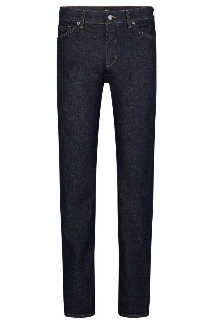 BOSS Regular Fit Jeans in cotton mix - MAINE3 10242381 01-50470512- Concorde Fashion#color_navy-410