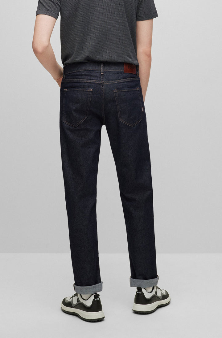 BOSS Regular Fit Jeans in cotton mix - MAINE3 10242381 01-50470512- Concorde Fashion#color_navy-410