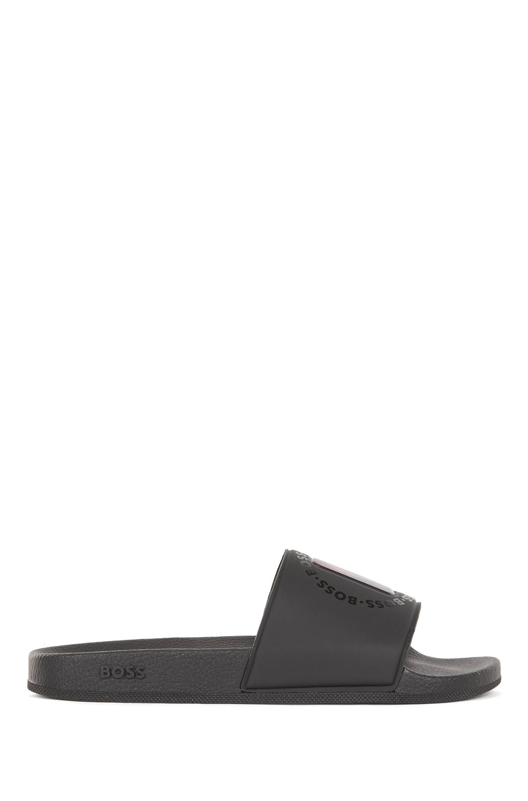 BOSS Standard Sole Slippers in Plastic - BAY_IT_SLID_NBA1 10242424 01-50472029 - Concorde Fashion#color_black-001