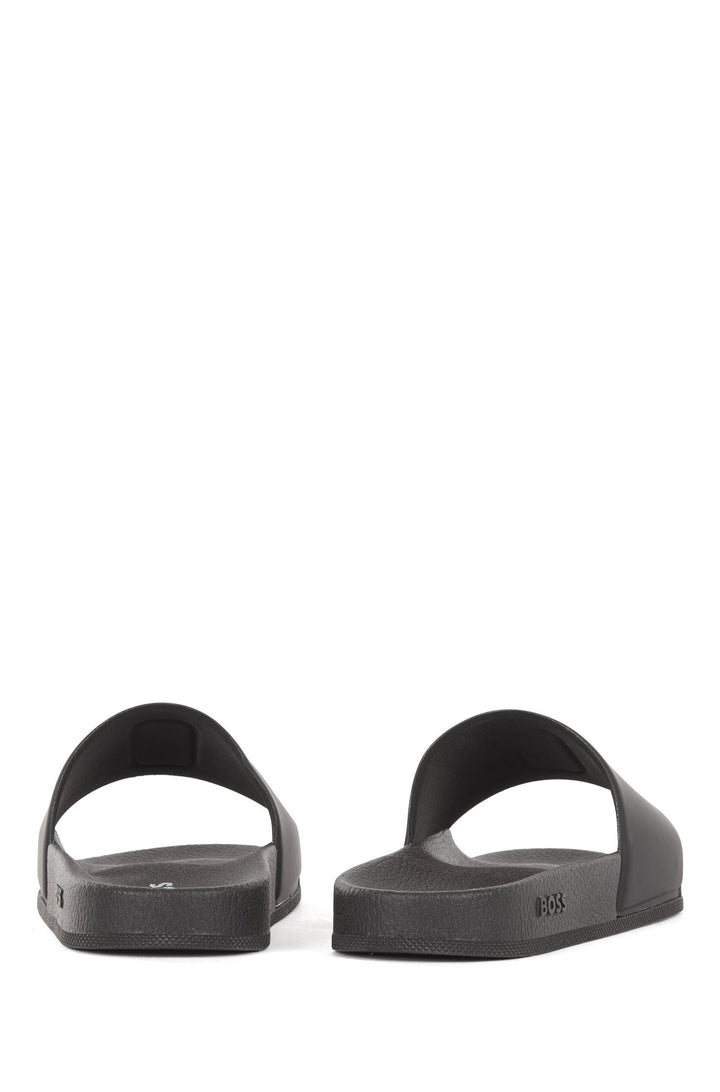 BOSS Standard Sole Slippers in Plastic - BAY_IT_SLID_NBA1 10242424 01-50472029 - Concorde Fashion#color_black-001