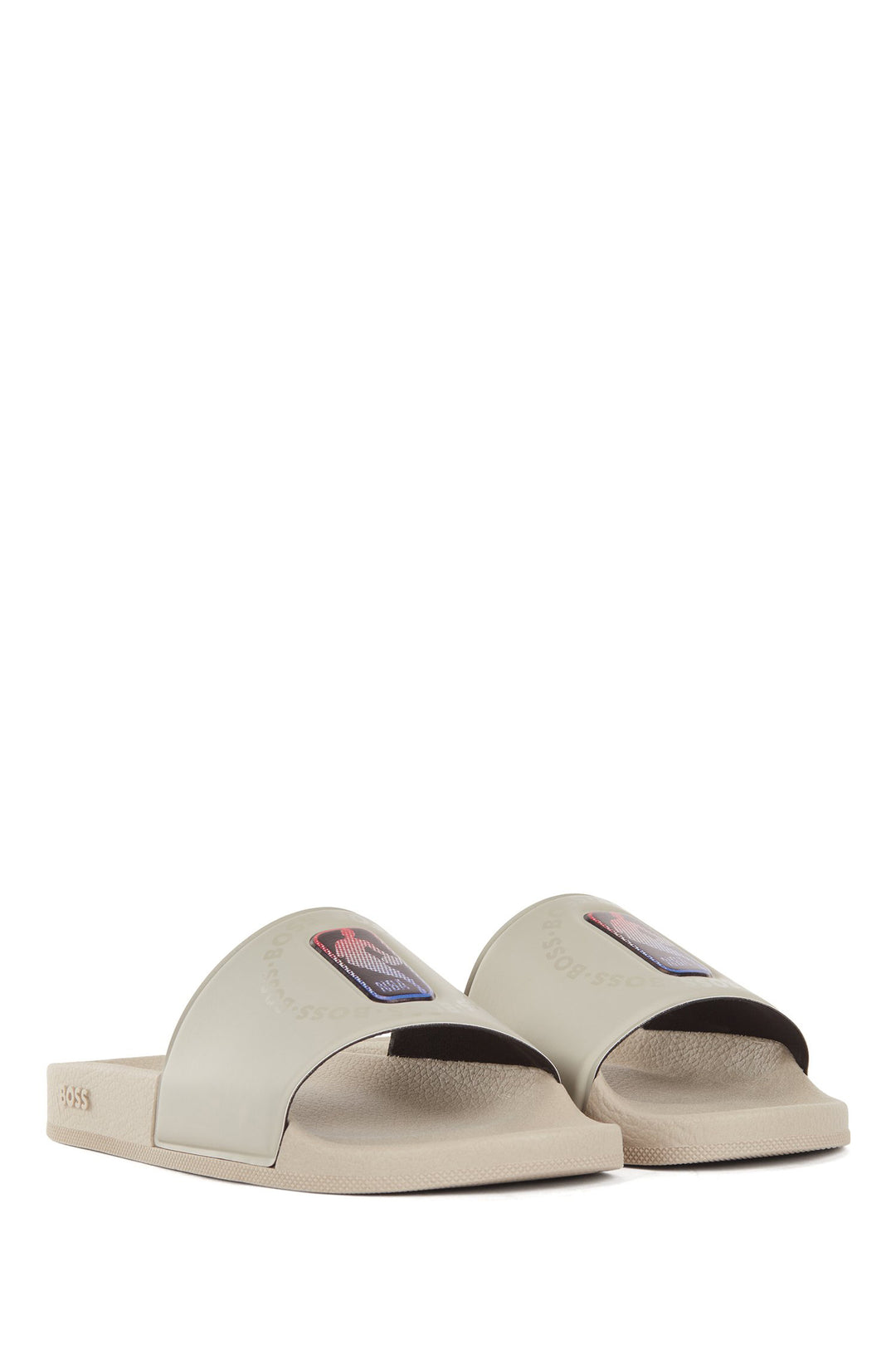BOSS Standard Sole Slippers in Plastic - BAY_IT_SLID_NBA1 10242424 01-50472029 - Concorde Fashion#color_beige-271