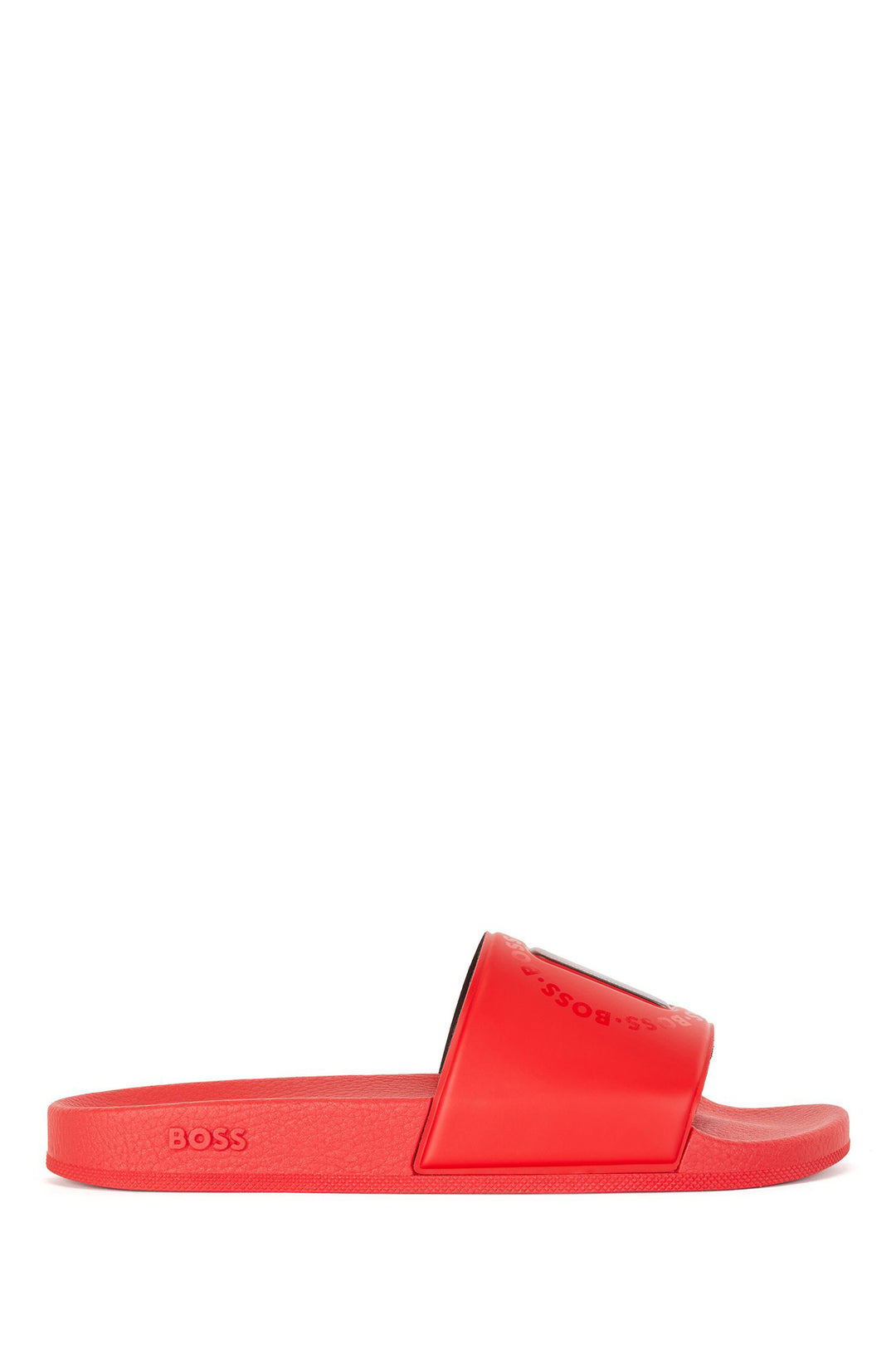 BOSS Standard Sole Slippers in Plastic - BAY_IT_SLID_NBA1 10242424 01-50472029 - Concorde Fashion#color_red-645