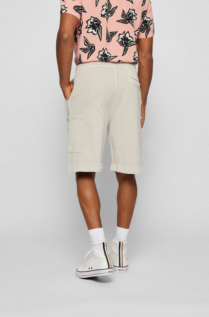 BOSS Regular Fit Shorts in cotton - SEFADE 10242542 01-50472406 - Concorde Fashion#color_beige-271